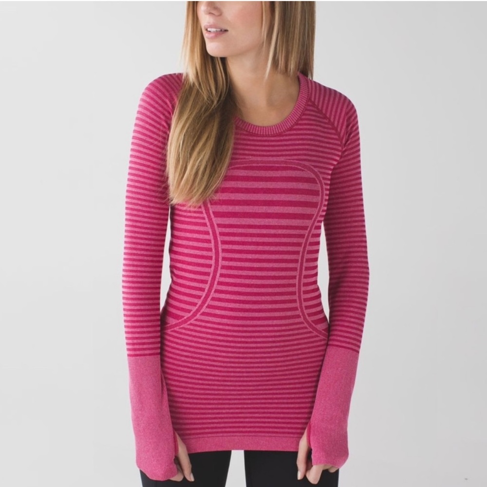 lululemon athletica Pink Long Sleeve Top
